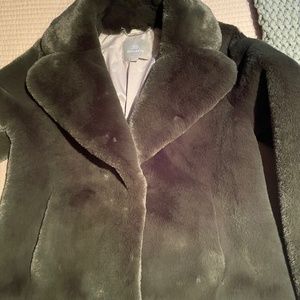 Faux fur jacket